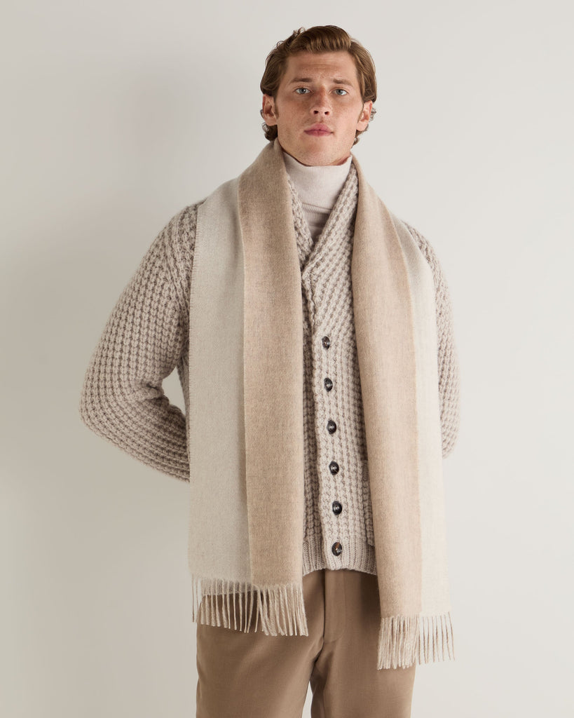 Devernois Twisted wool and purchases cashmere scarf