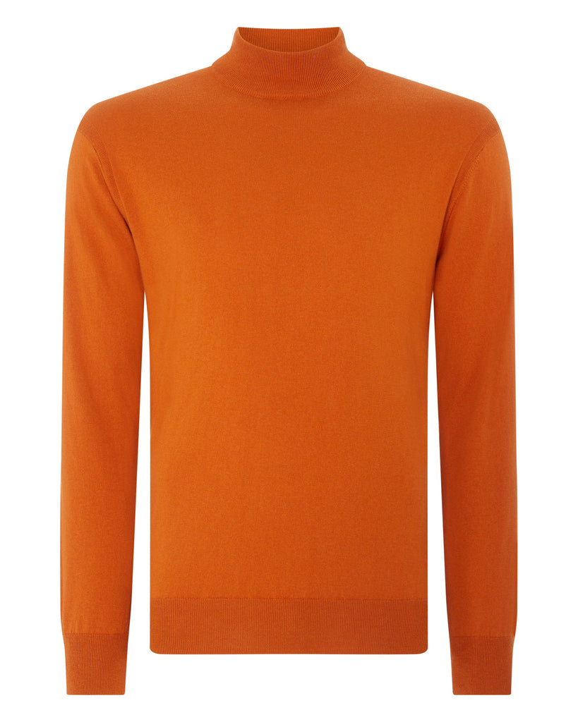 Orange shop turtleneck mens