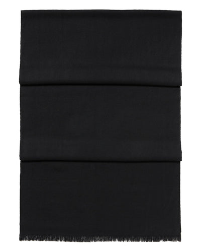 N.Peal Women's Pashmina Cashmere Stole Black