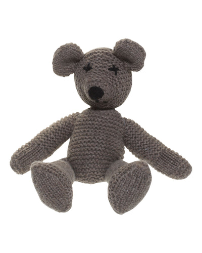 N.Peal Cashmere Teddy Bear Rich Brown