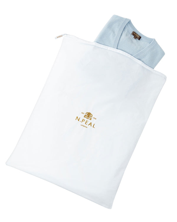 N.Peal Large Storage Bag White