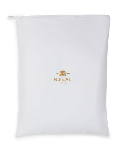 N.Peal Large Storage Bag White