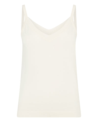 N.Peal Women's Cotton Cashmere Camisole New Ivory White