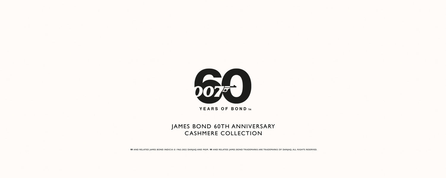 JAMES BOND 60TH ANNIVERSARY CASHMERE COLLECTION