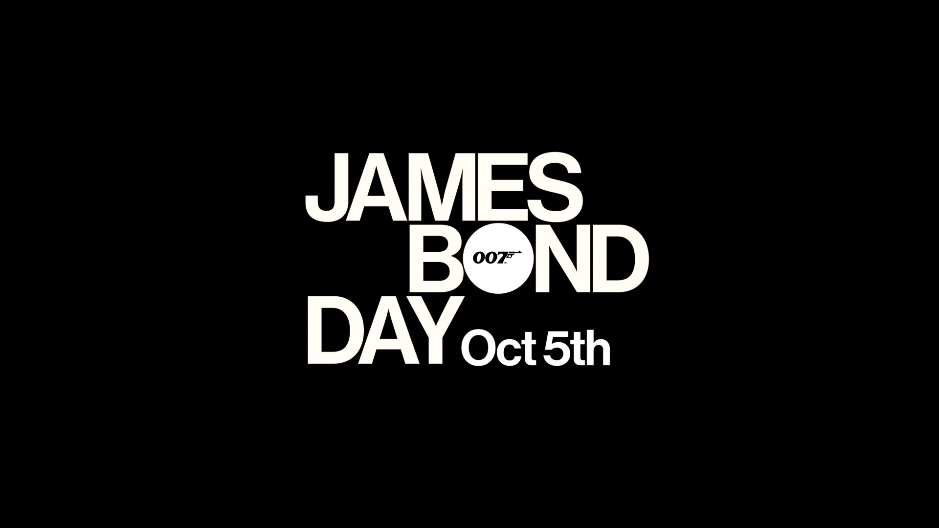 James Bond Day | 5th October