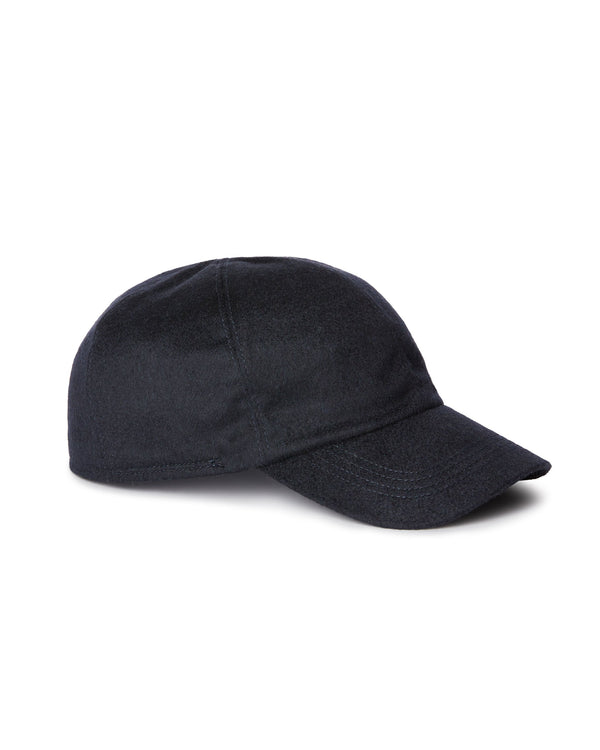 N.Peal Unisex Cashmere Cap Navy Blue