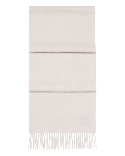 N.Peal Unisex Woven Cashmere Scarf Frost White