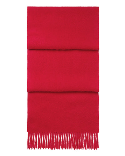 N.Peal Unisex Woven Cashmere Scarf Riding Red