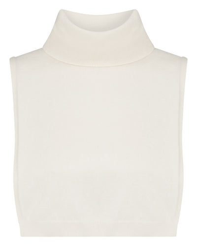 N.Peal Cashmere Dickie New Ivory White