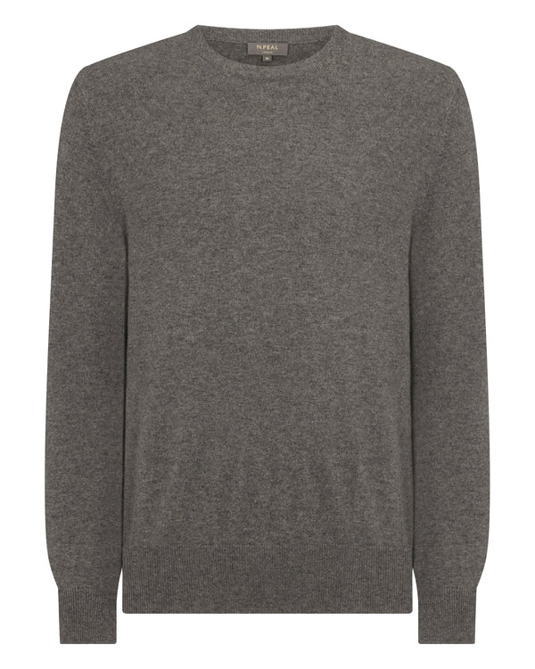 Men's Oxford Round Neck Cashmere Jumper 2