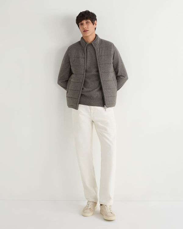 Men's Oxford Round Neck Cashmere Jumper 3