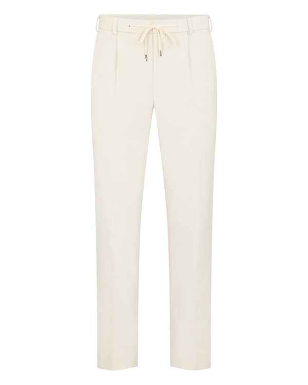 N.Peal Men's Atrani Moleskin Trousers Off White