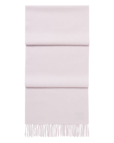 N.Peal Unisex Large Woven Cashmere Scarf Chalk Pink