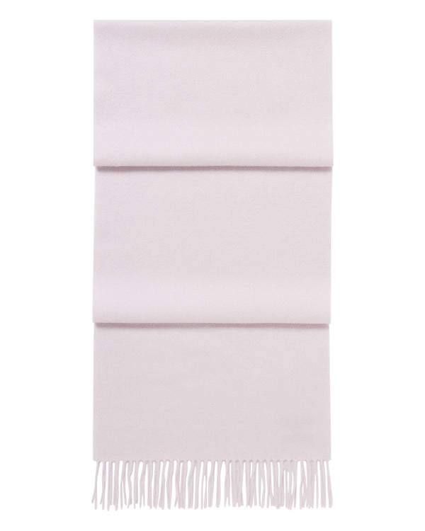 N.Peal Unisex Large Woven Cashmere Scarf Chalk Pink