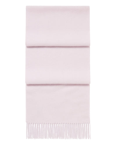 N.Peal Unisex Woven Cashmere Scarf Chalk Pink