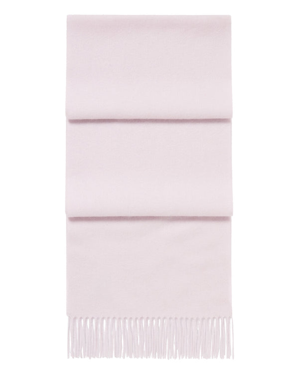 N.Peal Unisex Woven Cashmere Scarf Chalk Pink
