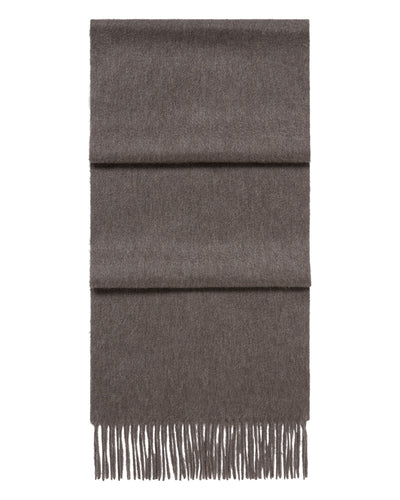 N.Peal Unisex Woven Cashmere Scarf Otter Brown