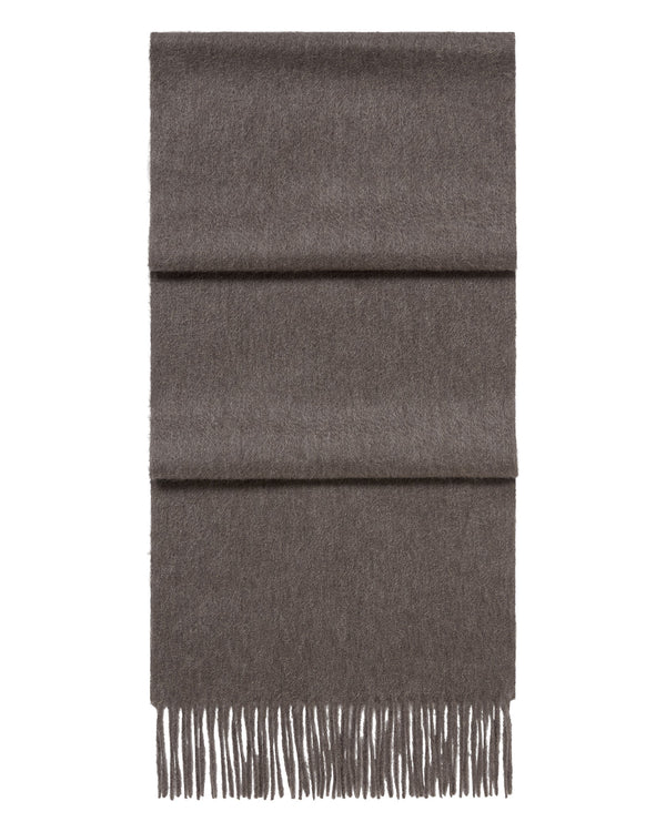 N.Peal Unisex Woven Cashmere Scarf Otter Brown