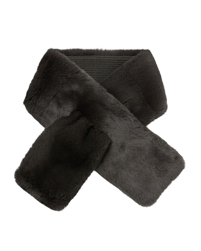 N.Peal Unisex Fur Neckwarmer Arabica Khaki Green