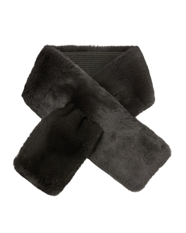 N.Peal Unisex Fur Neckwarmer Arabica Khaki Green