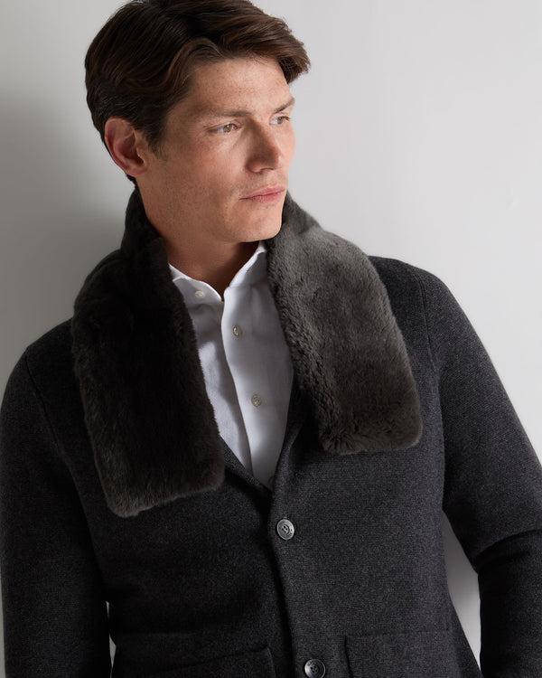 N.Peal Unisex Fur Neckwarmer Arabica Khaki Green