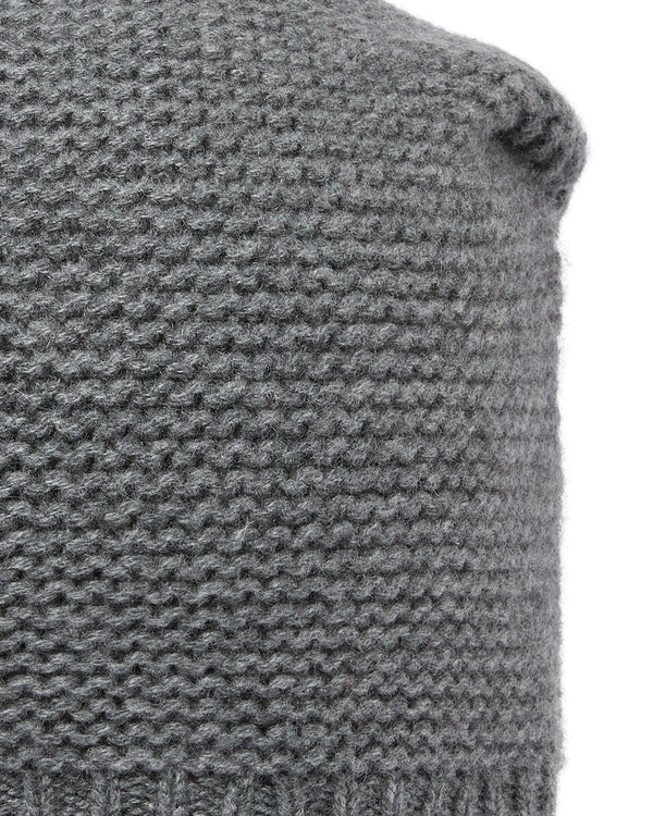N.Peal Unisex Beanie Cashmere Hat Elephant Grey