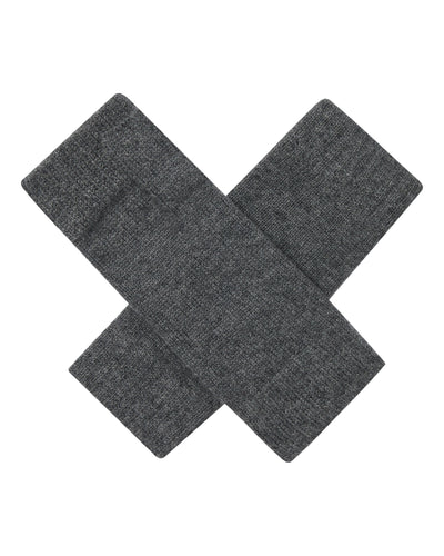 N.Peal Unisex Fingerless Cashmere Gloves Elephant Grey