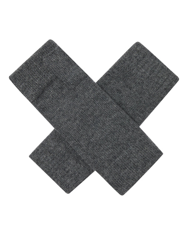 N.Peal Unisex Fingerless Cashmere Gloves Elephant Grey