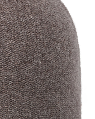 N.Peal Unisex Double Layer Cashmere Beanie Otter Brown