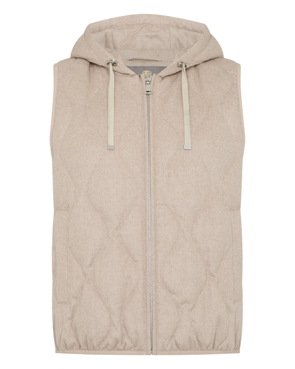 Women's Padded Gilet With Hood 2