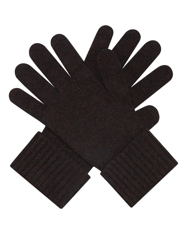 Women's Ribbed Cashmere Gloves 1