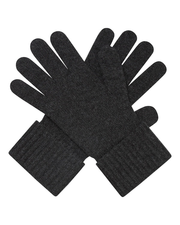 Women's Ribbed Cashmere Gloves 1
