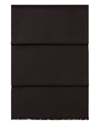 N.Peal Women's Pashmina Cashmere Stole Cocoa Brown
