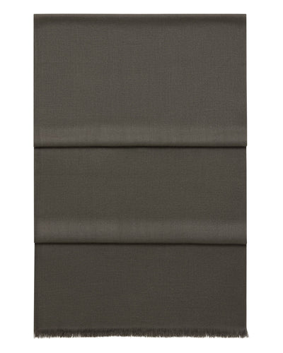 N.Peal Women's Pashmina Cashmere Stole Grey Moss