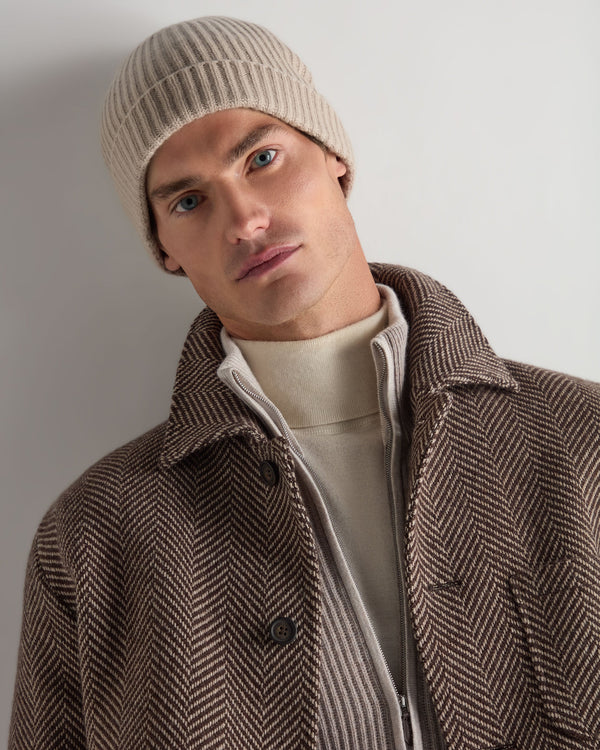 Unisex Ribbed Cashmere Hat 3