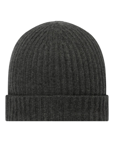 N.Peal Unisex Ribbed Cashmere Hat Grey Moss