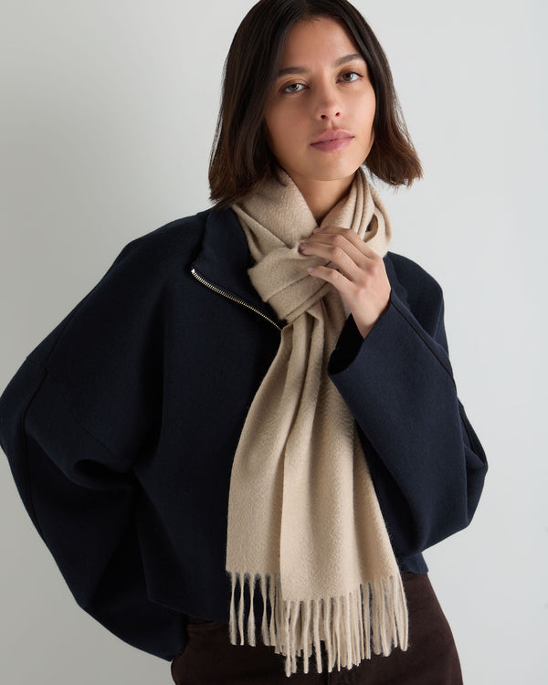 Unisex Large Woven Cashmere Scarf 3