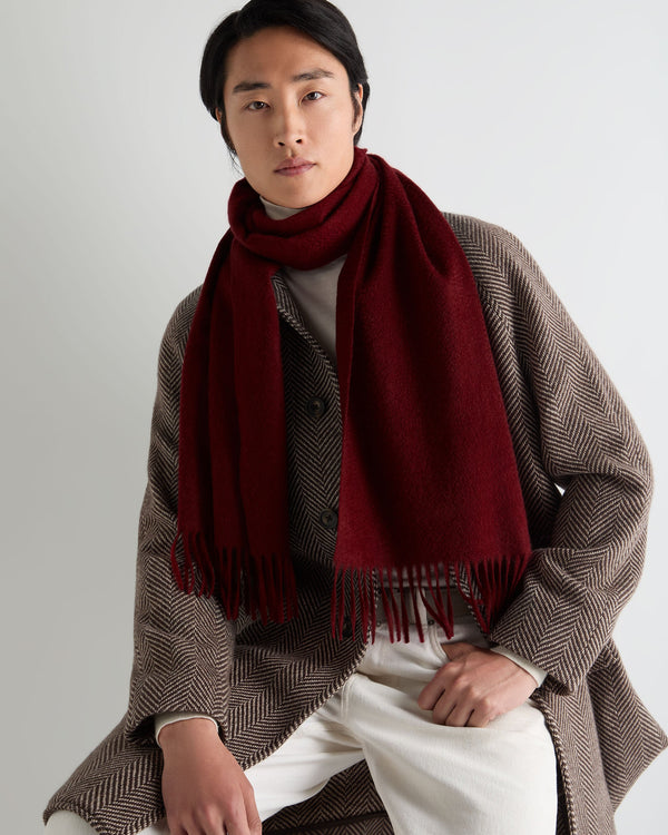 Unisex Large Woven Cashmere Scarf 3