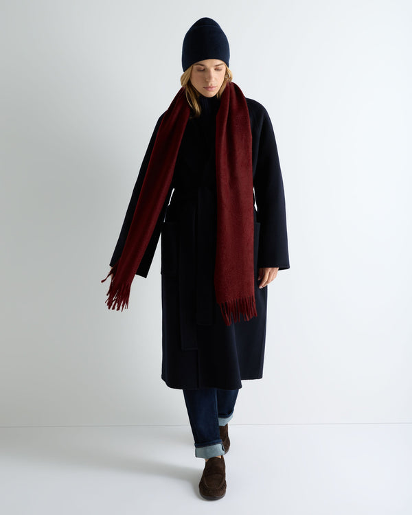 Unisex Large Woven Cashmere Scarf 4