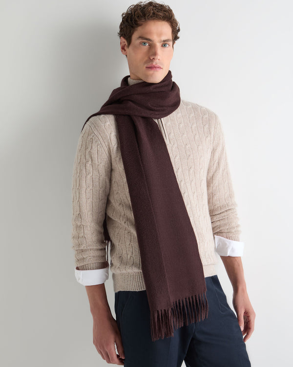 Unisex Large Woven Cashmere Scarf 5