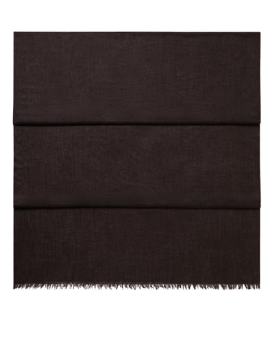 N.Peal Women's Ultrafine Pashmina Cashmere Shawl Cocoa Brown