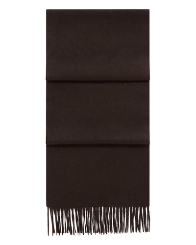 N.Peal Unisex Woven Cashmere Scarf Redwood