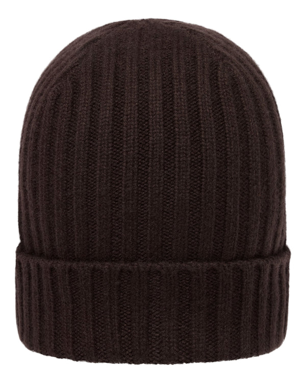 Unisex Chunky Ribbed Cashmere Hat 1