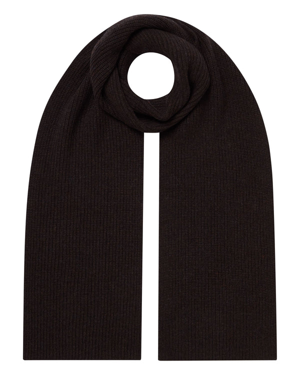 Unisex Ribbed Cashmere Scarf 1