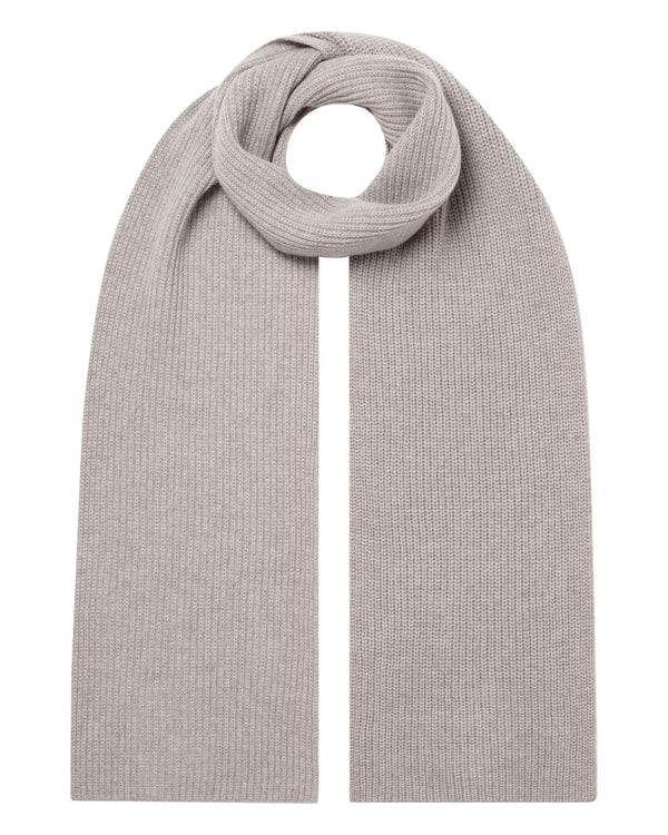 Unisex Ribbed Cashmere Scarf 1