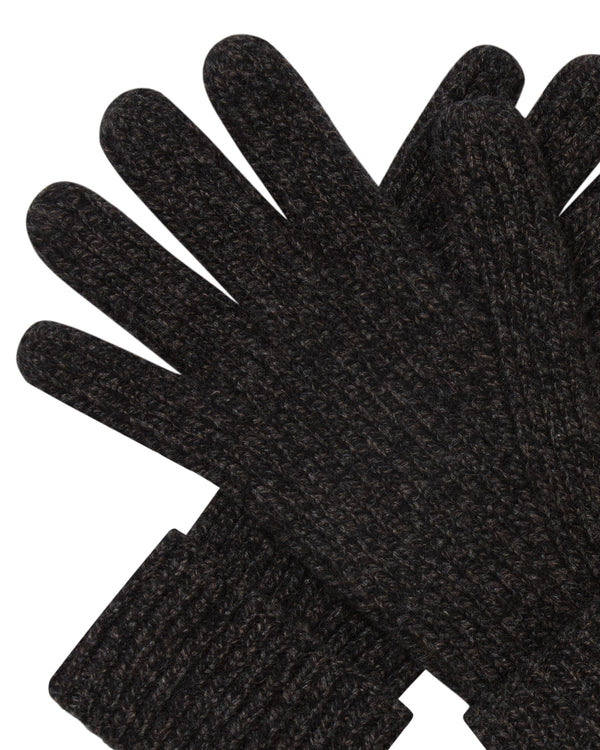 Men's Ribbed Cashmere Gloves 2