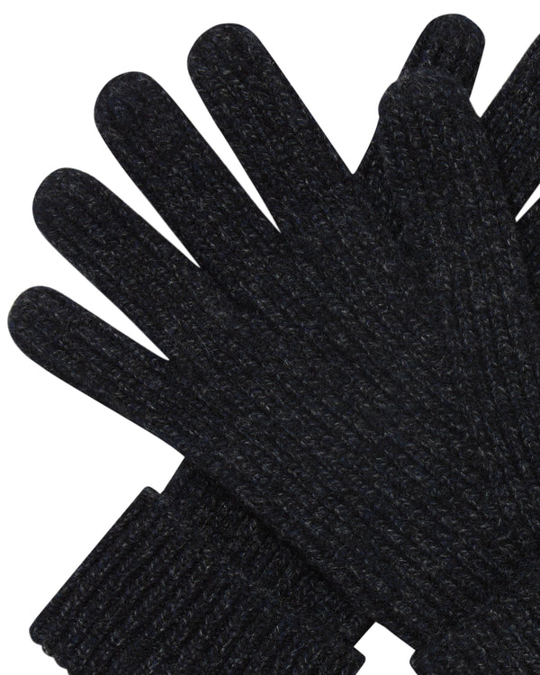 Men's Ribbed Cashmere Gloves 2