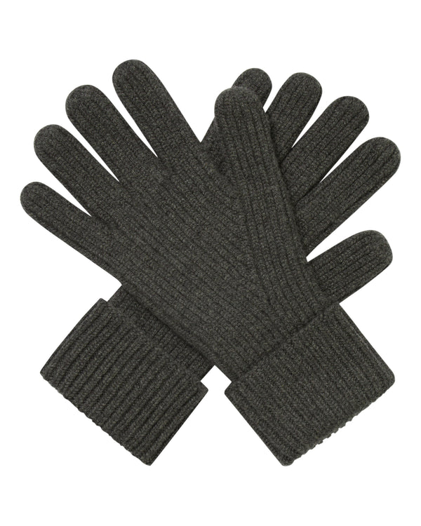 Men's Ribbed Cashmere Gloves  1