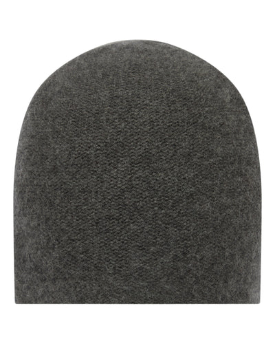 N.Peal Unisex Double Layer Cashmere Beanie Grey Moss