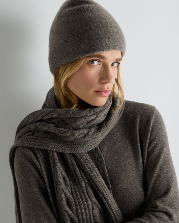 Unisex Double Layer Cashmere Beanie 2